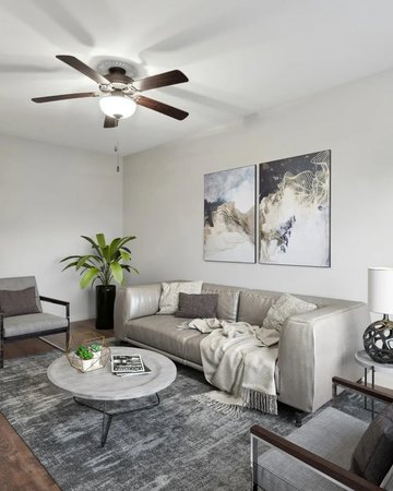 living room at Northpark Commons located in Clarksville, TN